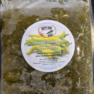 Hatch NM Green Chile - Sandia Variety - HOT - FROZEN
