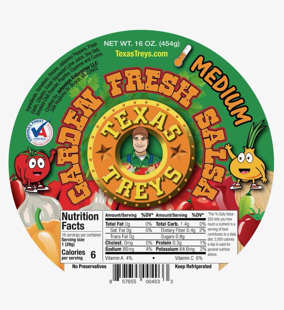 Texas Trey's Salsa - Medium